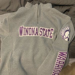 Winona state half zip up
